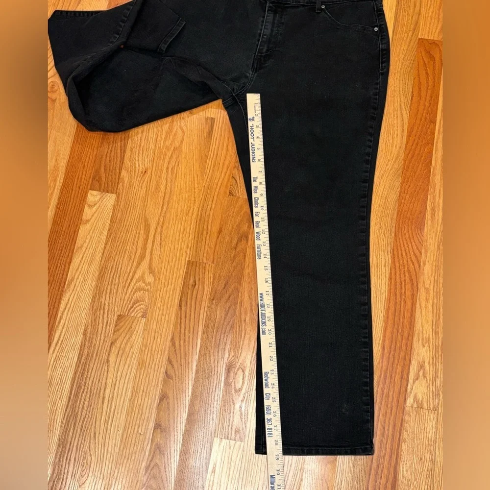 Levi's 505 Men’s Black Straight Leg Jeans size 34x30 Western Boho